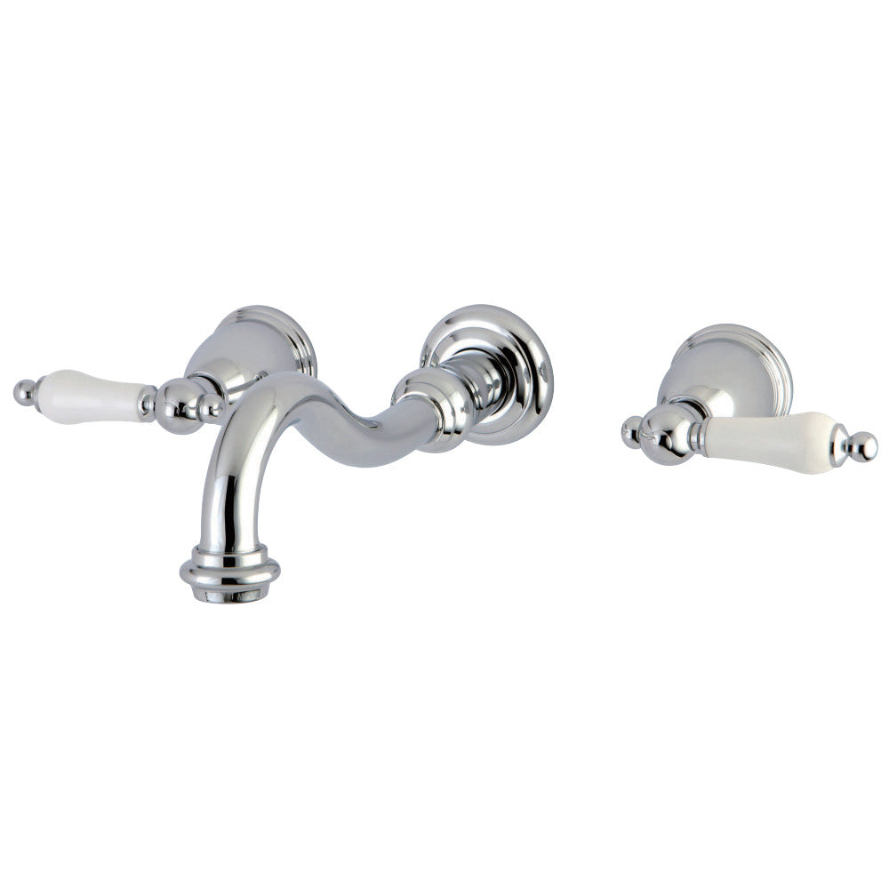 Vintage 2-Handle Traditional Wall Mount Bathroom Faucet