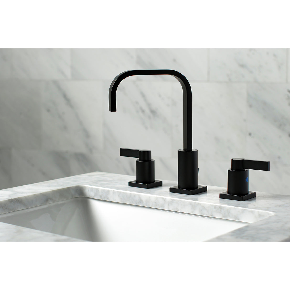 NuvoFusion Widespread Modern Bathroom Faucet