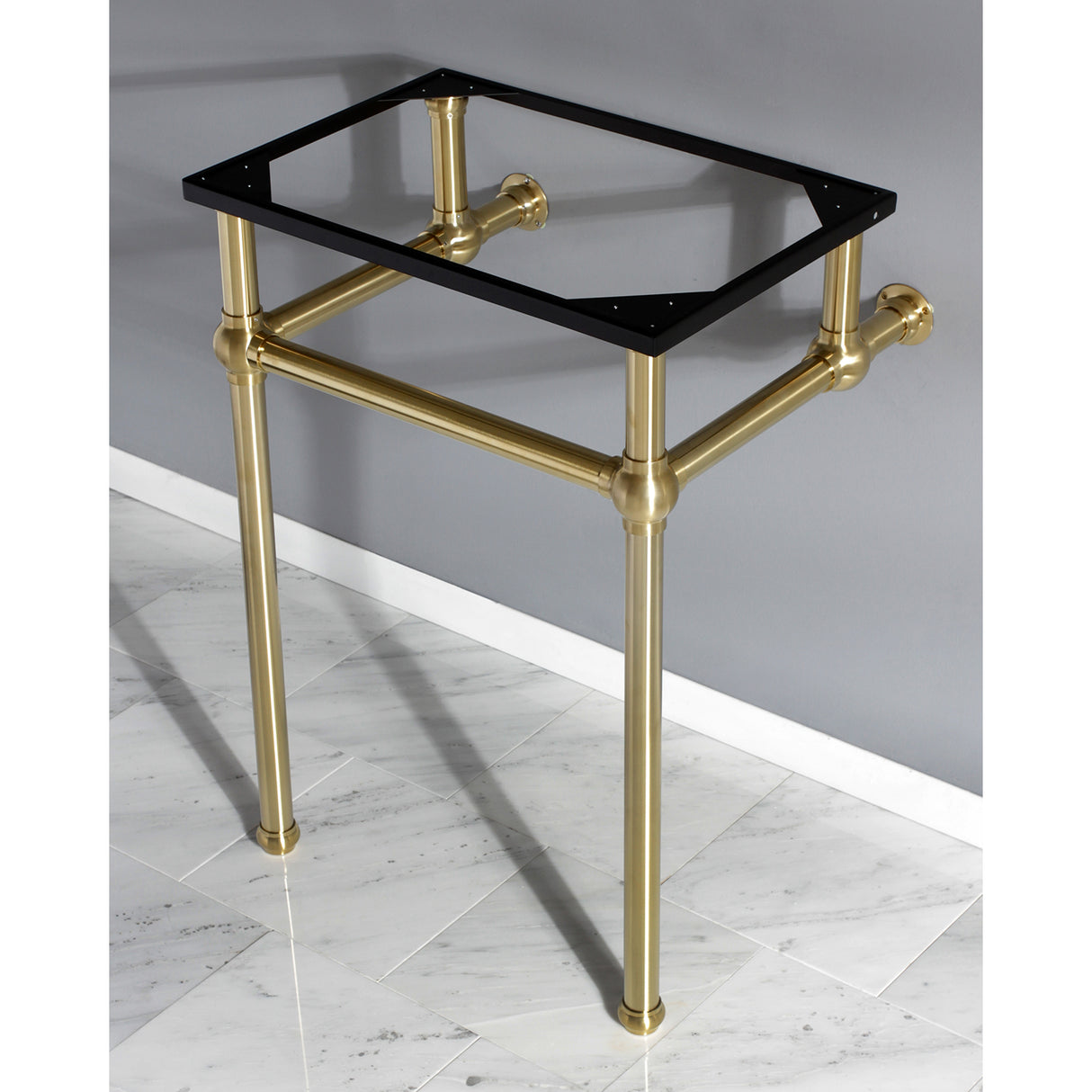 Templeton 24" x 20-3/8" x 33-1/4" Brass Console Sink Legs