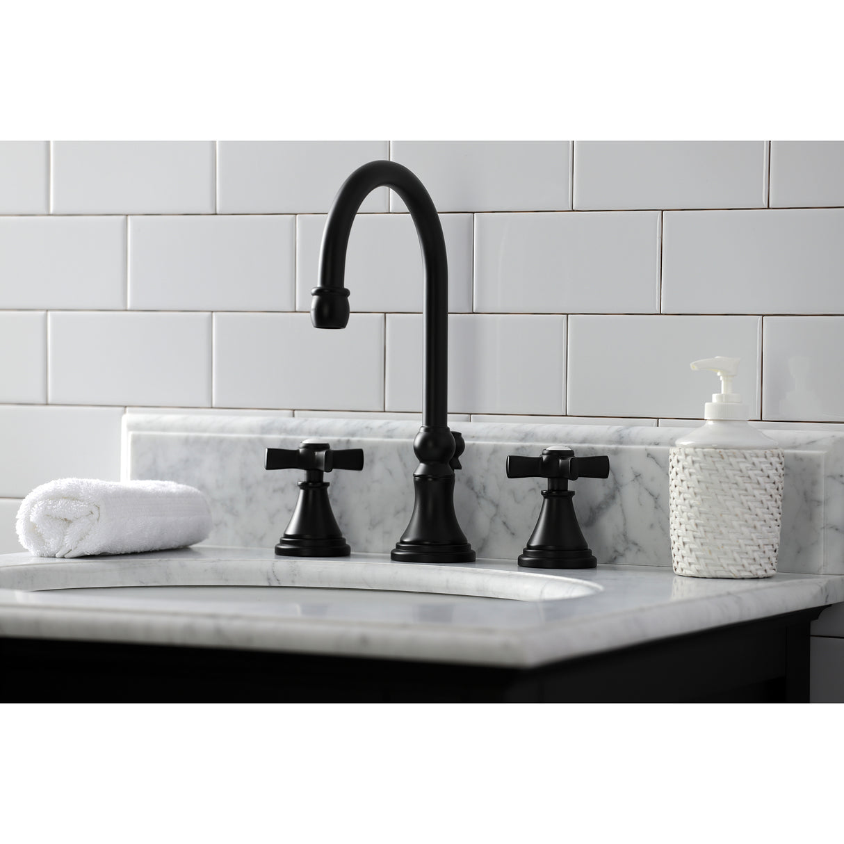 Millennium Widespread Bathroom Faucet With Brass Pop Up