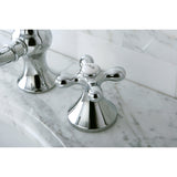 Vintage 8" Widespread Bathroom Faucet In Cross Handle