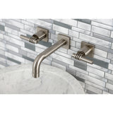 Milano Two-Handle Wall Mount Bathroom Faucet