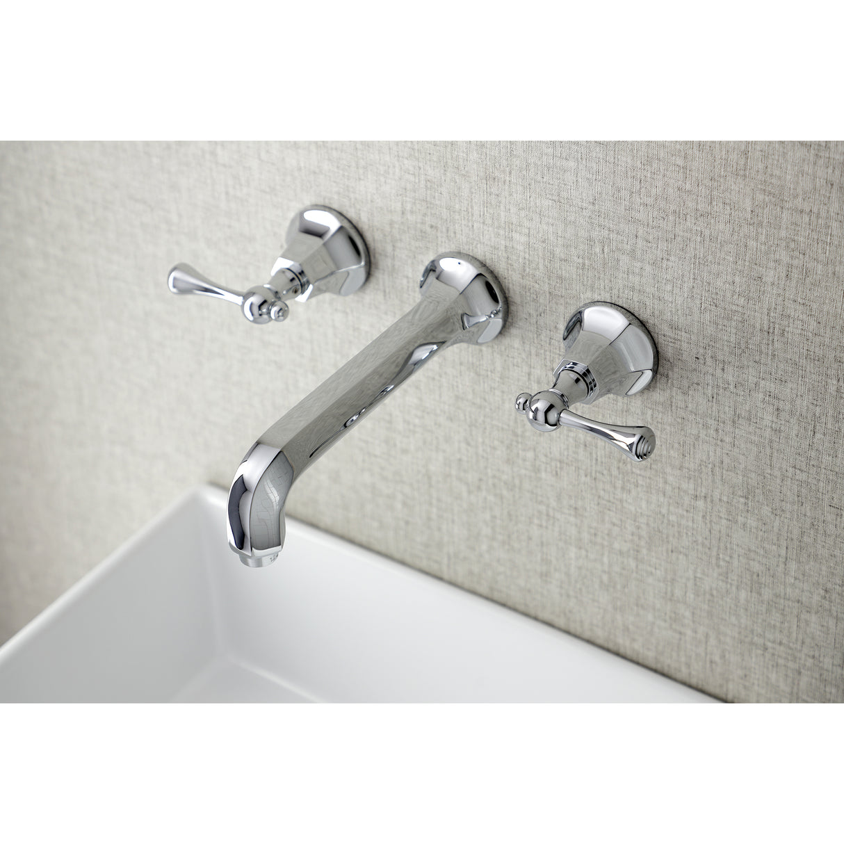 Metropolitan Modern Style Wall Mount Bathroom Faucet