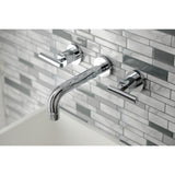 Manhattan 2-Handle 8 inch Wall Mount Bathroom Faucet