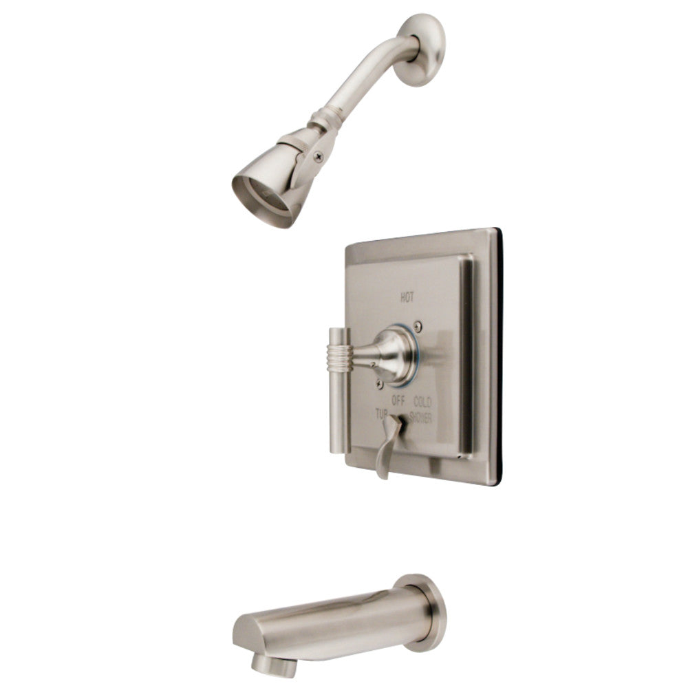 Milano Single Lever Handle Pressure Balanced Tub & Shower Faucet with Trim