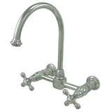 Restoration Wall Mount Bridge Kitchen Faucet