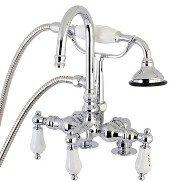 Aqua Vintage Clawfoot Tub Faucet With Hand Shower