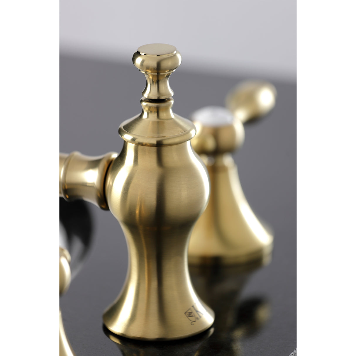 Tudor Widespread 8 Inch Bathroom Faucet