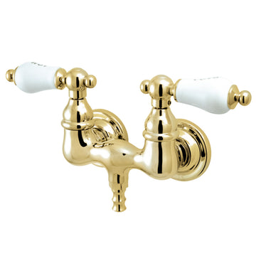 Wall Mount 3.4" Clawfoot Tub Filler Faucet