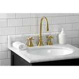 Millennium Widespread Bathroom Faucet With Brass Pop Up