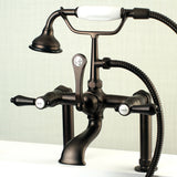 Heirloom Deck Mount Clawfoot Tub Faucet Bronze