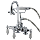 Vintage 3-3/8-Inch Deck Mount Tub Faucet