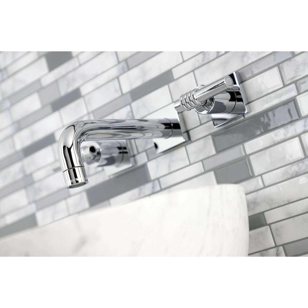 Milano Two-Handle Wall Mount Bathroom Faucet