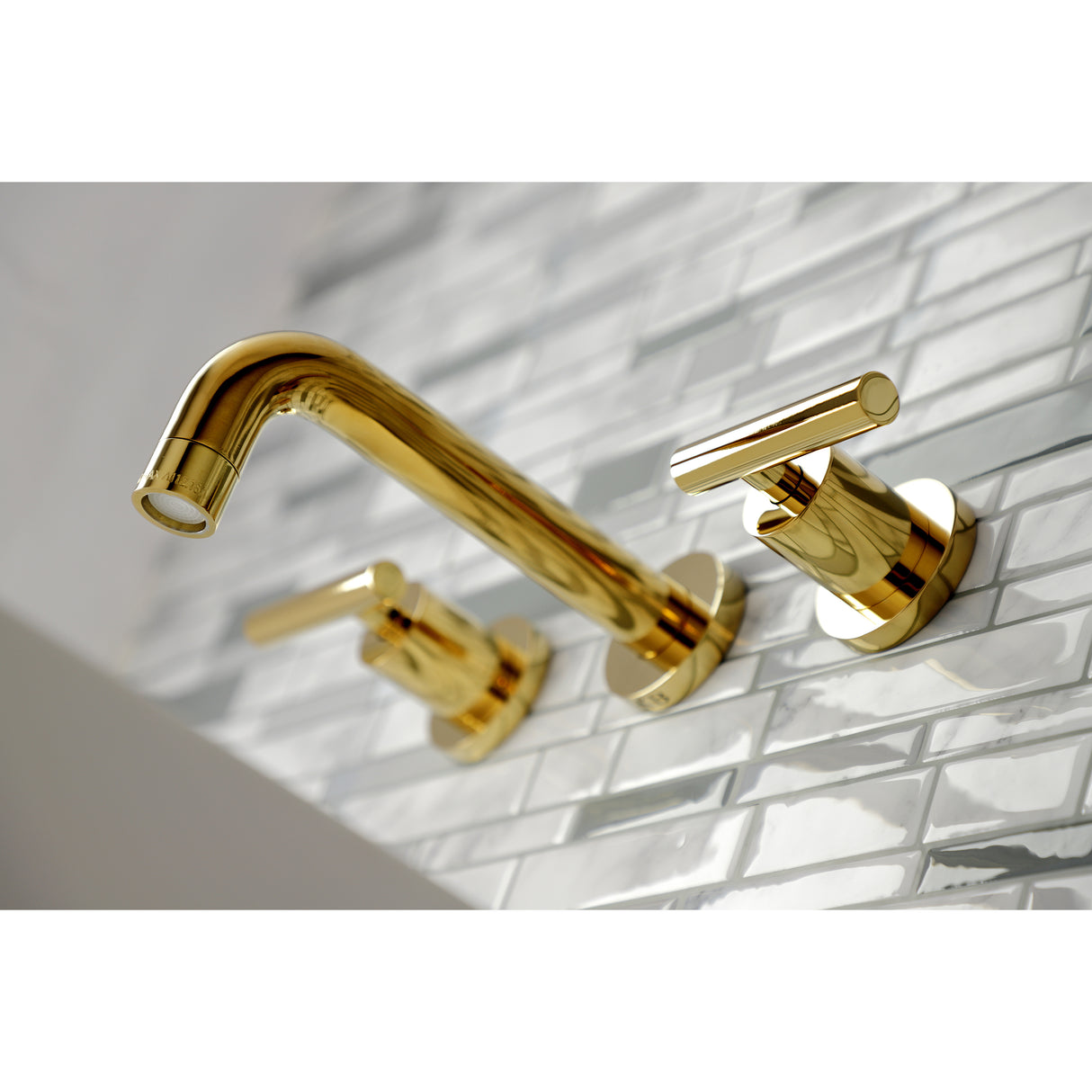 Manhattan 2-Handle 8 inch Wall Mount Bathroom Faucet