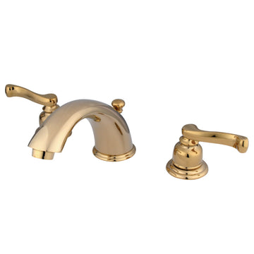 Royale Widespread Bathroom Faucet With Brass Pop Up Drain