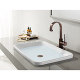 New York Single-Handle Single Hole Bathroom Sink Faucet with push pop-up, Drain & Cover Plate