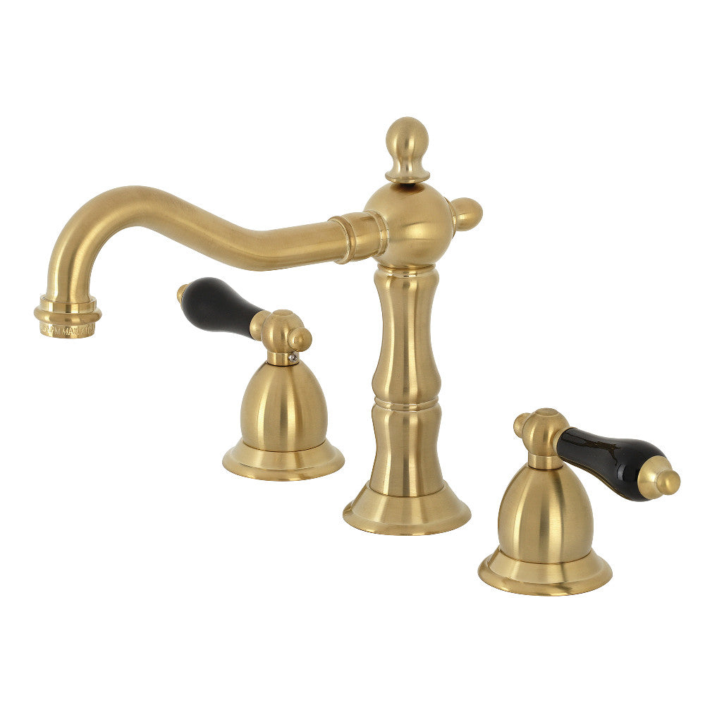 Widespread Bathroom Faucet w/ Brass Pop-Up