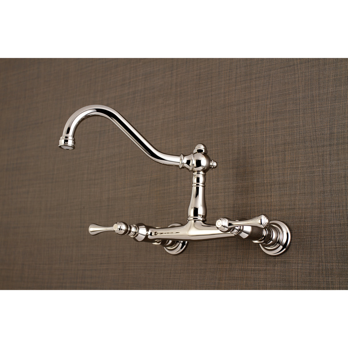 Vintage 8 Inch Center Wall Mount Bathroom Faucet