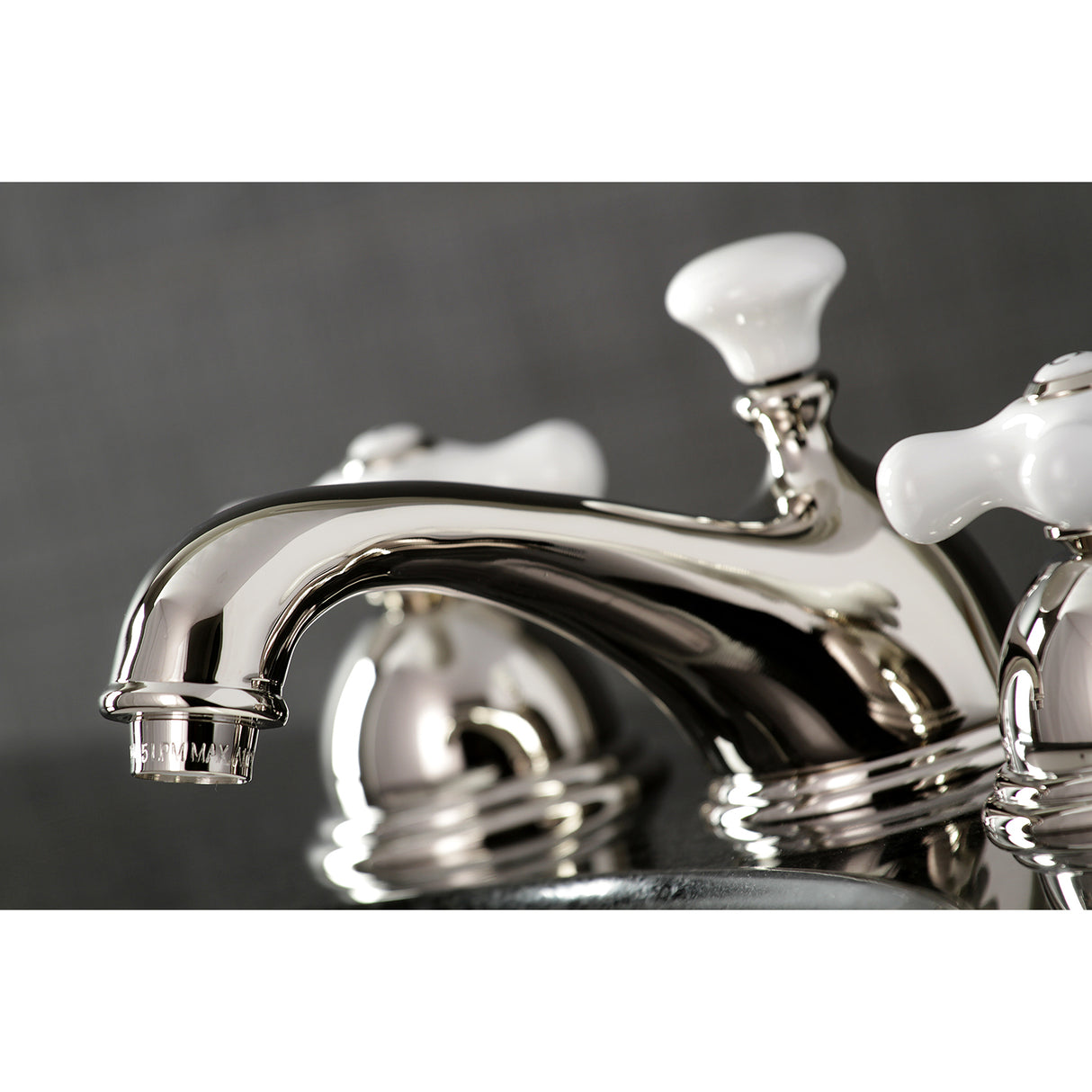 Restoration 8 In. Solid Brass Two-handle 3-Hole Deck Mount Widespread Bathroom Sink Faucet