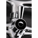 Wall Mount Clawfoot Tub Faucet With Hand Shower, Two Hole Installation