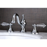 Wilshire 8 In. Two-handle 3-Hole Deck Mount Widespread Bathroom Sink Sink Faucet with Drain