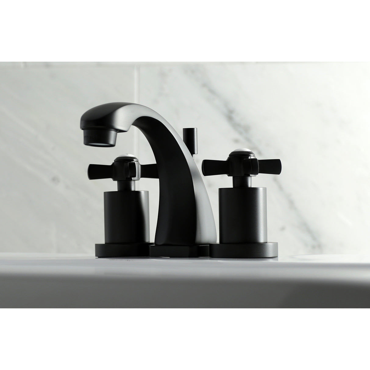 Millenium 8 In. Two-handle 3-Hole Deck Mount Widespread Bathroom Sink Faucet