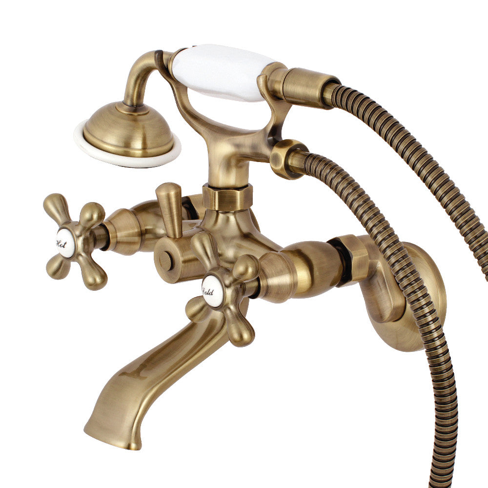 Tub Wall Mount Clawfoot Tub Faucet With Hand Shower