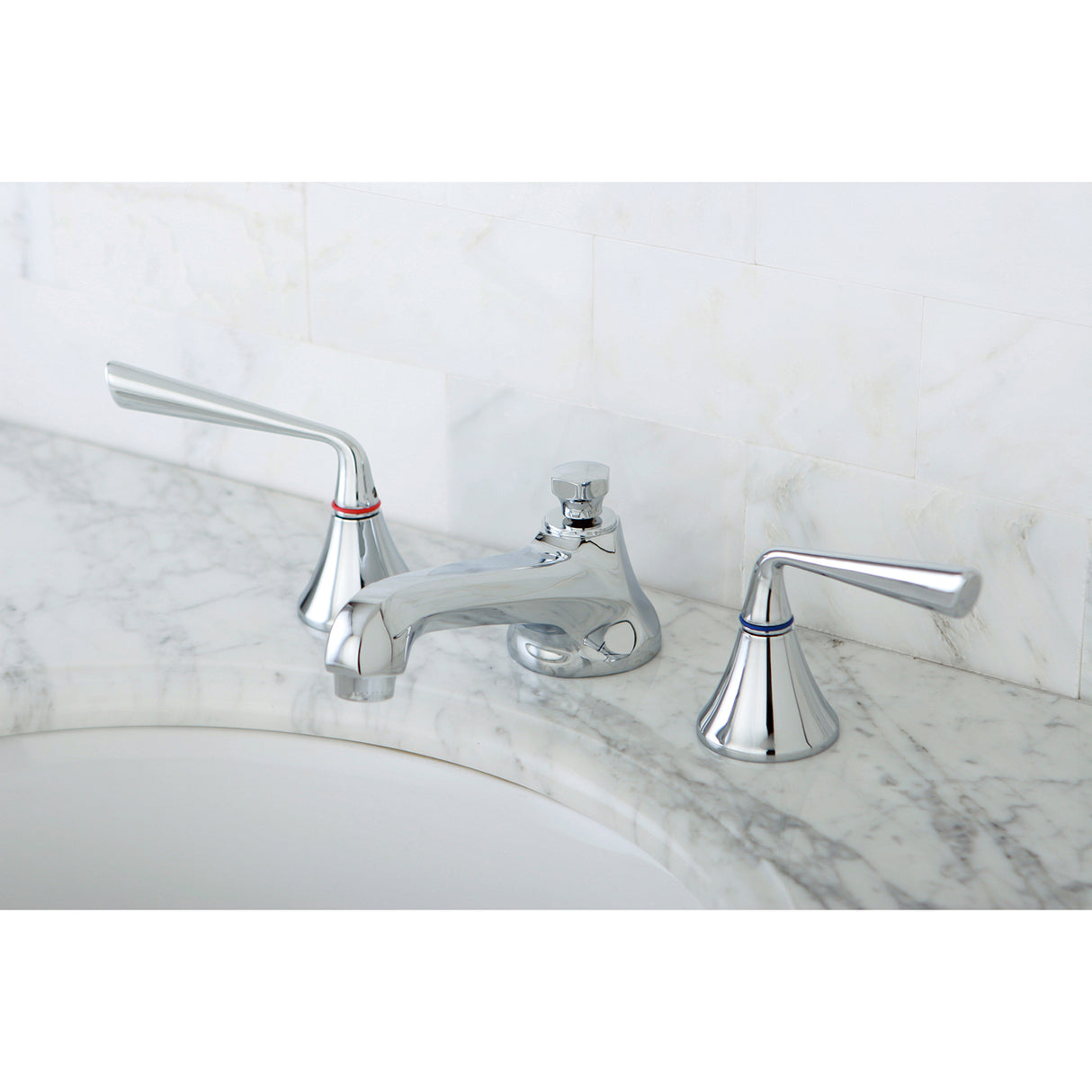 Widespread 8 Inch Modern Bathroom Faucet