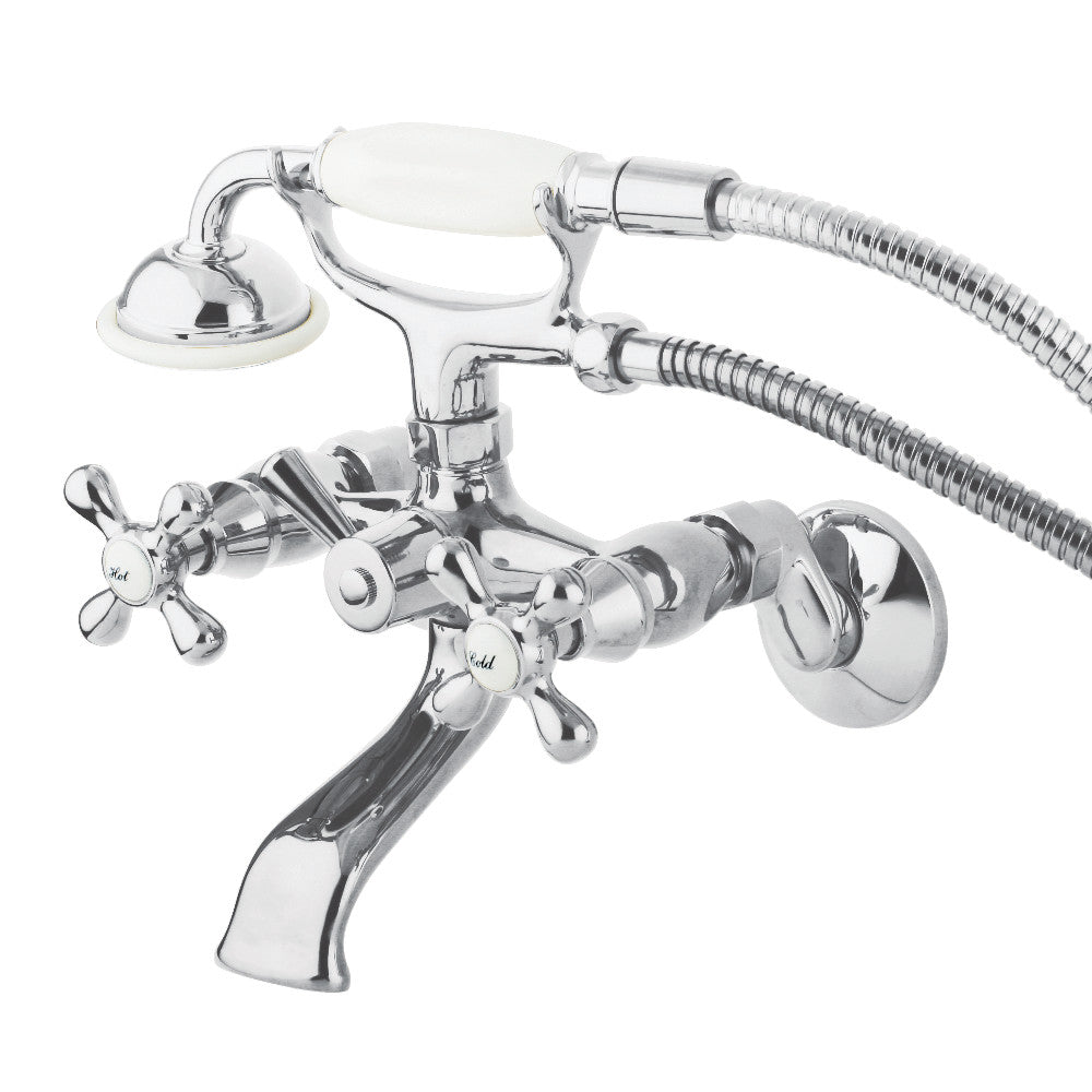 Tub Wall Mount Clawfoot Tub Faucet With Hand Shower
