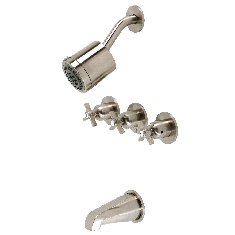 Millennium Three Handle Tub And Shower Faucet