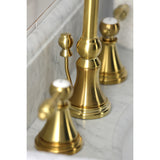 Tudor Widespread Bathroom Faucet W/ Brass Pop Up