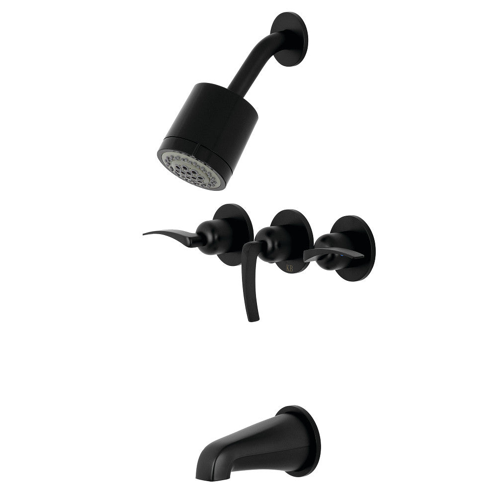 Centurion Three-Handle Tub And Shower Faucet