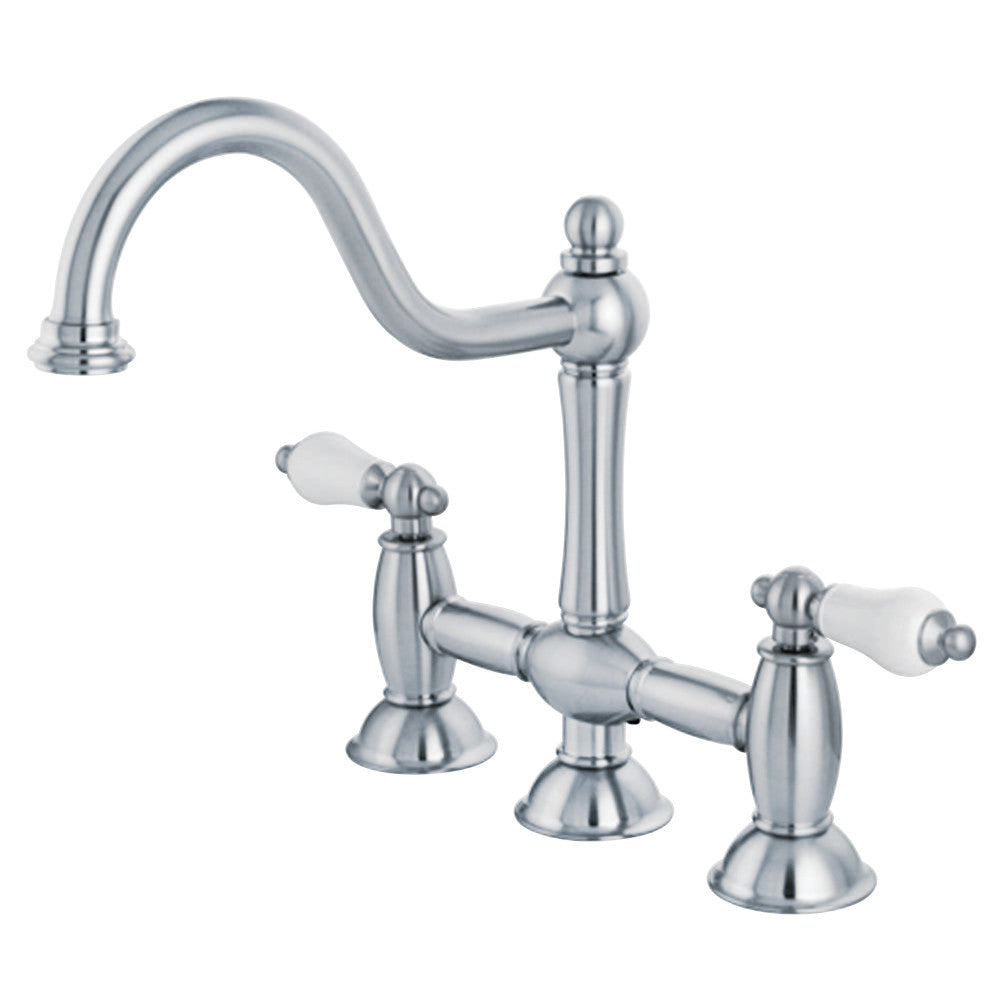 Restoration Traditional Bridge Kitchen Faucet