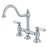 Restoration Traditional Bridge Kitchen Faucet