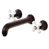 Metropolitan 2-Handle Modern Wall Mount Bathroom Faucet