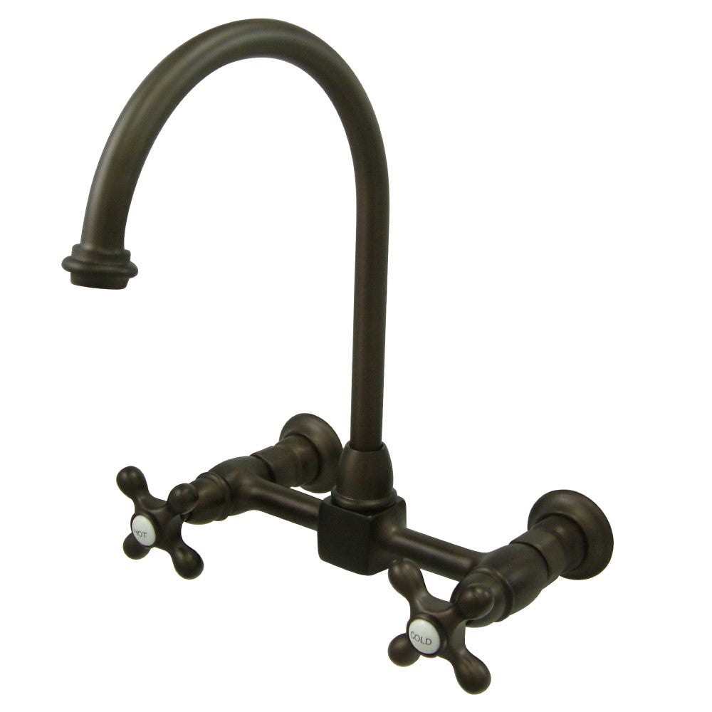 Restoration Wall Mount Bridge Kitchen Faucet