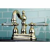 Wilshire 4" Centerset Bathroom Faucet With Brass Pop Up