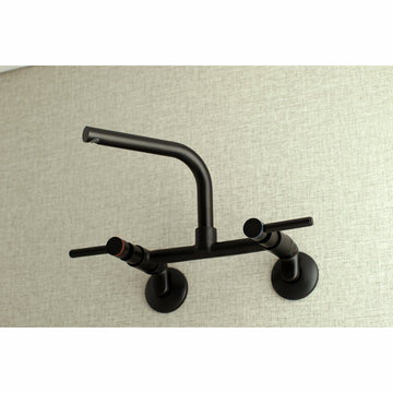 8-Inch Adjustable Center Wall Mount Kitchen Faucet