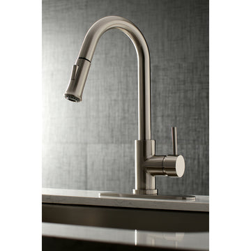Gourmetier Concord Single Handle Pull Down Kitchen Faucet