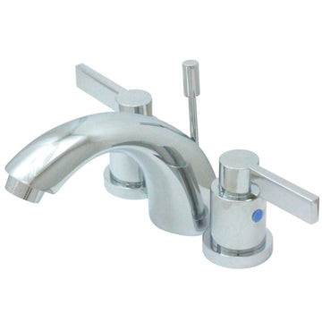 Nuvo Fusion Widespread Bathroom Faucet Free Pop Up Drain Assembly