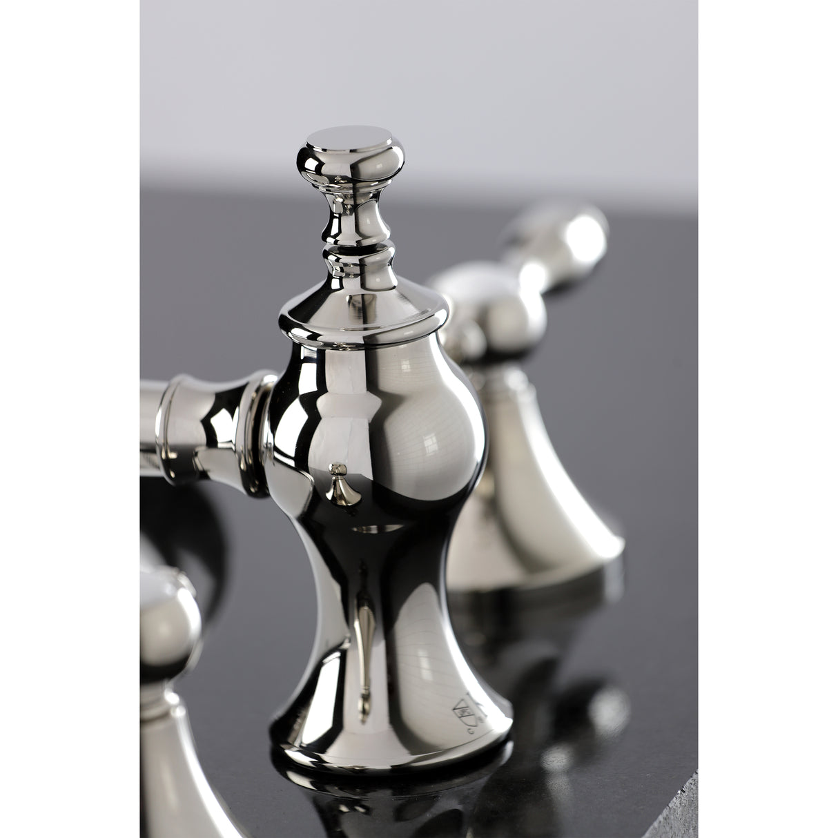 Tudor Widespread 8 Inch Bathroom Faucet