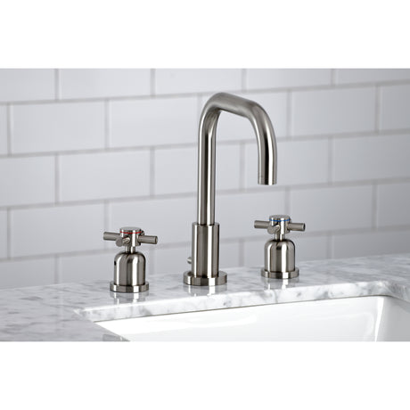 Concord Widespread Bathroom Faucet With Brass Pop Up - BUILDMYPLACE