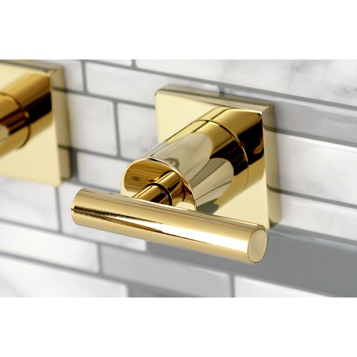 Manhattan Two-Handle Wall Mount Bathroom Faucet