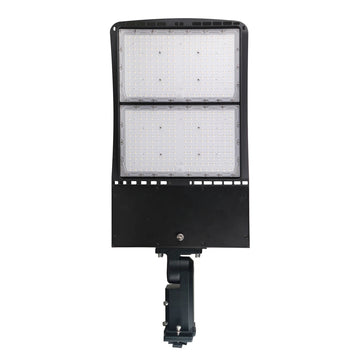 240W LED Pole Light With Photocell, 5700(Kelvin), UM, Bronze, AC100-277V, Commercial LED Shoebox - Street Light