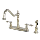 Tudor Deck Mount Centerset Kitchen Faucet