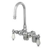 Vintage Adjustable Center Wall Mount Tub Faucet In 7.69" Spout Reach