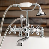 Vintage 7" Tub Faucet With Hand Shower