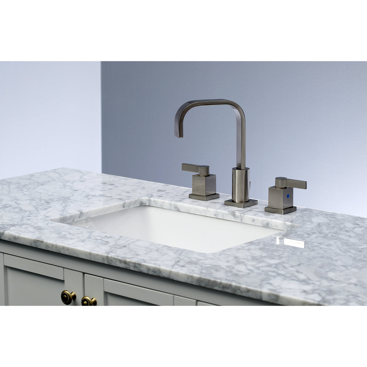 Meridian 8" Widespread Bathroom Faucet In 5.1" Spout Reach