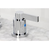 NuvoFusion Widespread Bathroom Faucet With Brass Pop Up