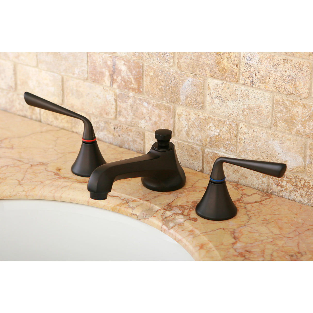 Widespread 8 Inch Modern Bathroom Faucet